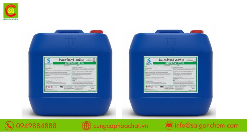 Oxy gi&agrave; c&ocirc;ng nghiệp H2O2 c&oacute; t&iacute;nh oxy h&oacute;a mạnh